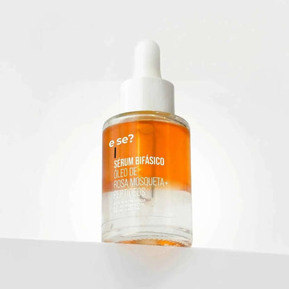 Sérum Bifásico E Se? Cosméticos — óleo de rosa mosqueta e peptídeos com niacinamida 32ml