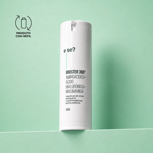 Hidratante Facial Booster 360º E Se? Cosméticos — hidratação essencial e ação antioxidante 30ml