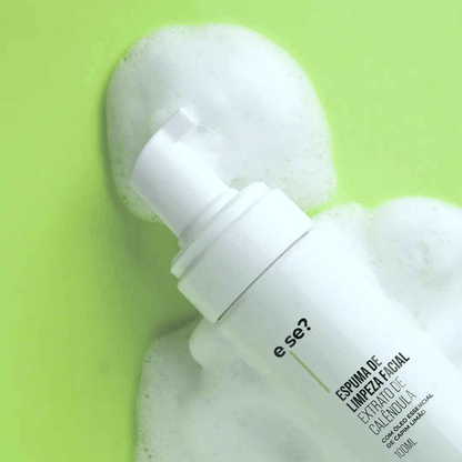 Espuma de Limpeza Facial E Se? Cosméticos — limpeza suave com hidratação para uso diário 100ml