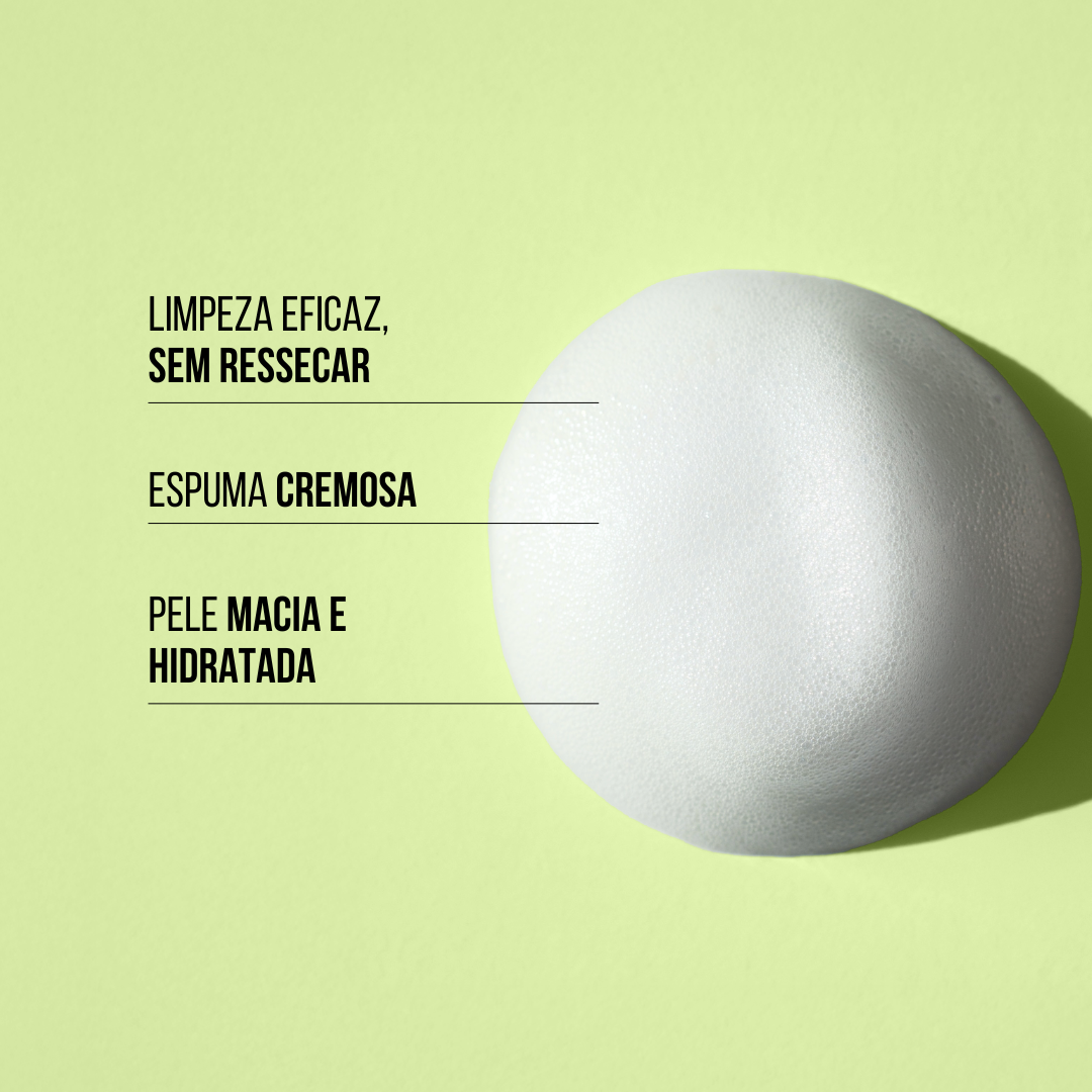 Kit Limpeza Suave - Espuma de limpeza Facial 100ml + Esponja Konjac