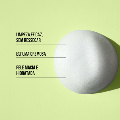 Kit Limpeza Suave - Espuma de limpeza Facial 100ml + Esponja Konjac