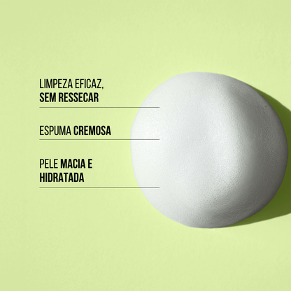 Espuma de Limpeza Facial E Se? Cosméticos — limpeza suave com hidratação para uso diário 100ml