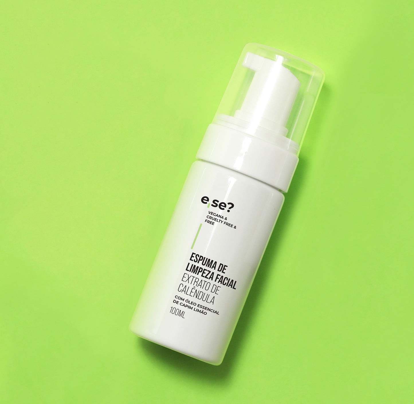 Espuma de limpeza facial - limpeza e hidratação - 100ml