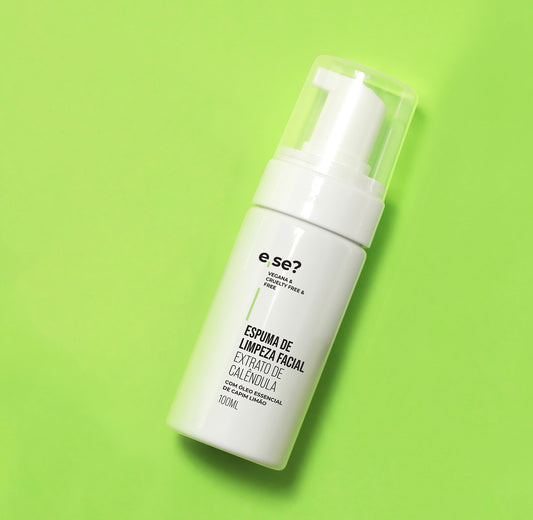 Espuma de limpeza facial - limpeza e hidratação - 100ml