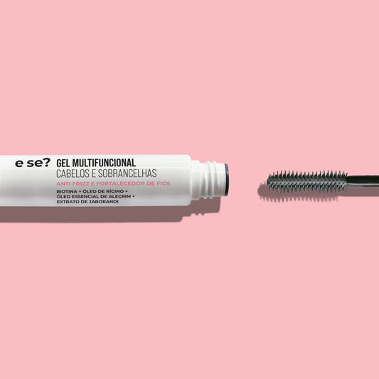 Gel Multifuncional Cabelos e Sobrancelhas - Anti Frizz e Fortalecedor de Fios - 10g